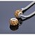 cheap Beads-DIY Jewelry 5 pcs Beads Rhinestone Zinc Alloy Silver Imitation Diamond Round Round Shape Circle Shape Bead 1 cm DIY Necklace Bracelet