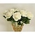 olcso Művirág-Poliészter Európai stílus Csokor Asztali virág Csokor 1