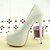 cheap Women&#039;s Heels-Women&#039;s Wedding Shoes Heels / Peep Toe Sandals Wedding / Dress White