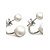 cheap Earrings-Women&#039;s White Stud Earrings Classic Silver Earrings Jewelry For Party