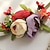 baratos Bouquets de Flores para Noiva-Bouquets de Noiva Buquê de Pulso Flor Artificial Casamento Festa / Noite Renda Poliéster Cetim 1.57&quot;(Aprox.4cm) 1.18&quot;(Aprox.3cm)