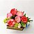 baratos Flor artificial-Flores artificiais 1 Ramo Pastoril Estilo Peônias Flor de Mesa