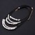 cheap Necklaces-Necklace Statement Necklaces Jewelry Party / Daily Fashion Leather / Copper / Silver Plated Black / Silver 1pc Gift