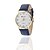 baratos Relógios da Moda-Masculino / Mulheres / Unissex Relógio Esportivo Quartz Relógio Esportivo PU Banda Preta / Branco / Azul / Marrom marca-