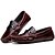 cheap Men&#039;s Slip-ons &amp; Loafers-Men&#039;s Flat Heel Leather Comfort / Gladiator / Roller Skate Shoes Spring / Summer / Fall Red / Brown / Party &amp; Evening / Athletic / Winter / Party &amp; Evening / Office &amp; Career