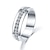 baratos Anéis-Anel de banda anel giratório For Mulheres Zircônia Cubica pequeno diamante Festa Casamento Casual Zircão Redondo Amor / Diário