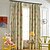 cheap Curtains Drapes-Curtains Drapes Two Panels Kids Room Cartoon Polyester Print