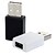 ieftine USB-cwxuan® micro USB de sex feminin la USB 2.0 adaptor de sex masculin - negru + alb (2buc)