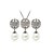 cheap Jewelry Sets-Women&#039;s Crystal Jewelry Set - Crystal Include Silver / Golden For Wedding / Party / Daily / Earrings / Necklace