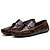 cheap Men&#039;s Slip-ons &amp; Loafers-Men&#039;s Flat Heel Leather Comfort / Gladiator / Roller Skate Shoes Spring / Summer / Fall Red / Brown / Party &amp; Evening / Athletic / Winter / Party &amp; Evening / Office &amp; Career