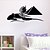 cheap Wall Stickers-4082 Egyptian Sphinx and Pyramid Silhouette Wall Stickers Living Room Home Decorations PVC Decal Mural