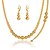 cheap Jewelry Sets-Jewelry Set Vintage Cute Party Work Casual Party Gold Plated Bracelet Necklace Earrings