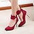 cheap Women&#039;s Heels-Women&#039;s Shoes Leatherette Spring / Summer Stiletto Heel Black / Red / Blue / Dress