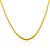 cheap Necklaces-Men&#039;s Women&#039;s Gold Plated Chain Necklace - Fashion Gold Silver / Gray Necklace For Wedding Party Daily Casual