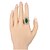 זול Fashion Ring-טבעת הצהרה שרף אדום ירוק זירקוניה מעוקבת שרף סגסוגת פאר בוהמי אופנתי / בגדי ריקוד נשים