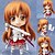 halpa Anime-toimintafiguurit-Anime Toimintahahmot Innoittamana SAO Swords Art Online Asuna Yuuki PVC 9.5 cm CM Malli lelut Doll Toy / Lisää tarvikkeita / Lisää tarvikkeita