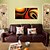 cheap Abstract Paintings-Oil Painting Hand Painted - Abstract Modern Canvas