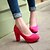 cheap Women&#039;s Heels-Women&#039;s Shoes Leatherette Spring / Summer / Fall Chunky Heel Green / Blue / Almond / Dress