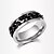 cheap Rings-Women&#039;s Band Ring - Zircon Fashion 6 / 7 / 8 / 9 Black / Silver / Golden For Wedding Party Daily