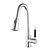 cheap Kitchen Faucets-Kitchen faucet - Single Handle One Hole Chrome Pull-out / ­Pull-down / Tall / ­High Arc Deck Mounted Contemporary Kitchen Taps / Brass