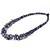preiswerte Statement-Haltskette-Damen Kristall Halsketten damas Druzy Synthetische Edelsteine Purpur Blau Modische Halsketten Schmuck Für Party