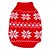 preiswerte Hundekleidung-Hund Pullover Schneeflocke warm halten Weihnachten Neujahr Winter Hundekleidung Welpenkleidung Hunde-Outfits Rot Blau Kostüm für Mädchen und Jungen Hund Wollen XS S M L XL XXL