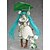 olcso Anime rajzfilmfigurák-Anime Akciófigurák Ihlette Vocaloid Hatsune Miku PVC 19 cm CM Modell játékok Doll Toy / ábra / ábra
