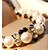 abordables Collier-Colliers Fantaisie Collier de perles Femme Cravate Perle Perle Imitation Diamant Doré dames Luxe Blanc Colliers Tendance Bijoux pour Soirée