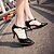 baratos Sapatos de Salto Alto de mulher-FemininoSaltos / Bico Fino-Salto Agulha-Preto / Rosa / Roxo / Branco-Courino-Escritório &amp; Trabalho / Social / Casual