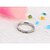 tanie Modne pierścionki-Damskie Obrączka Cyrkonia Srebrny Cyrkon Koło Duże Klasyczny Ślub Impreza Biżuteria Miłość Regulowany