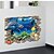 cheap Wall Stickers-New Special Design 3D Effect Underwater World Dolphin Turtles Background Fashion Wall Stickers Home Decor Decoration