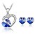 cheap Jewelry Sets-Women&#039;s Crystal Jewelry Set - Crystal Include Red / Green / Blue For Wedding / Party / Birthday / Earrings / Necklace
