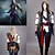cheap Videogame Costumes-Inspired by Assassin Connor Video Game Cosplay Costumes Cosplay Suits Patchwork Pants Armlet Gloves Waist Accessory Belt Bag Cloak Shoe