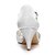 cheap Wedding Shoes-Women&#039;s Silk Spring / Summer / Fall Low Heel Flower White / Wedding / Party &amp; Evening