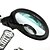 preiswerte Deko-2-in-1 Soldering Adjustable Auxiliary Clip Magnifier with 4-LED Light