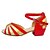 baratos Sapatos de Dança Latina-Mulheres Sapatos de Dança Latina Cetim Sandália Salto Baixo Não Personalizável Sapatos de Dança Preto / Vermelho / Azul / Interior