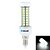 cheap Light Bulbs-5W 450 lm E14 E26/E27 LED Corn Lights T 72 leds SMD 5730 Warm White Natural White AC 220-240V