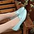 baratos Sapatilhas e Mocassins de mulher-Feminino Sapatos Courino Primavera Verão Outono Sem Salto Tachas para Preto Bege Azul