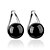 cheap Earrings-Women&#039;s Stud Earrings Ladies Sterling Silver Imitation Pearl Silver Earrings Jewelry Black / Red For Wedding Party Daily Casual Sports