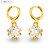 cheap Earrings-Square Ball Big Crystal Drop Earrings Jewelry 18K Gold Plated White Simulated Diamond Drop Earrings for Women E10126Imitation Diamond Birthstone