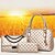 cheap Bag Sets-Women&#039;s Bags PU(Polyurethane) Tote / Clutch / Wallet 3 Pcs Purse Set Solid Colored White / Black / Blue / Bag Sets / Bag Set