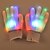 cheap Décor &amp; Night Lights-Valentine&#039;S Day Gift Creative Colorful Flash Gloves Palm Luminous Street Dance Props Lamp Light Led