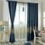 billige Curtains Drapes-Custom Made Blackout Blackout Curtains Drapes Two Panels / Embroidery / Bedroom