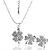 cheap Jewelry Sets-Women&#039;s Crystal Jewelry Set - Crystal Include Silver / Golden / Rainbow For Wedding / Party / Daily / Earrings / Necklace