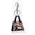 cheap Keychains-British Style Big Ben Print Acrylic Bag Shape Keychain Best Gift for Girlfriend Women Favorite