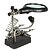 baratos Microscópios &amp; Endoscópios-2-em-1 de solda ajustável lupa clipe auxiliar com luz levou-5