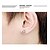 cheap Earrings-Earring Stud Earrings Jewelry Women / Men Wedding / Party / Daily / Casual / Sports Titanium Steel 1set Black