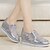cheap Women&#039;s Slip-Ons &amp; Loafers-Women&#039;s Wedge Heel / Creepers Sparkling Glitter Glitter / Tulle Spring / Summer / Fall White / Silver