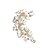 cheap Earrings-Women&#039;s Crystal Ear Cuff - Pearl, Rhinestone, Gold Plated Gold, Silver