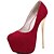 preiswerte Absatzschuhe für Damen-Damen High Heels Stöckelabsatz Tupfen Kunststoff Leuchtende LED-Schuhe Frühling / Sommer / Herbst Schwarz / Rot / Hochzeit / Party &amp; Festivität / Kleid / Party &amp; Festivität